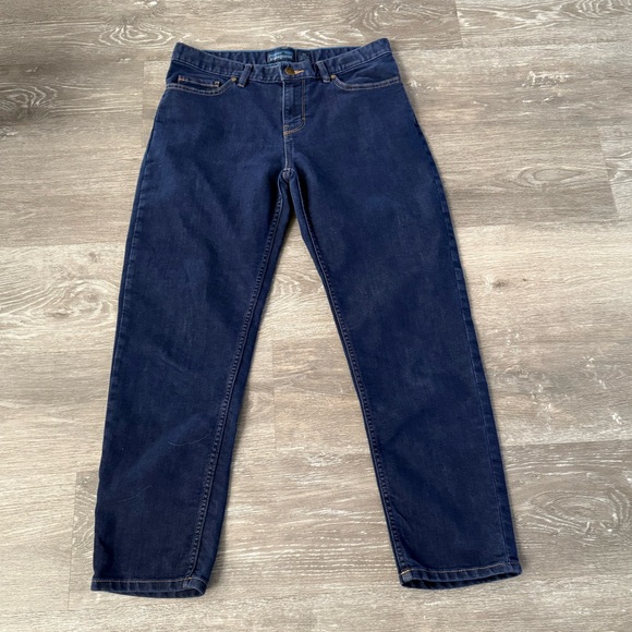 Patagonia Women’s Boyfriend Dark Blue Denim Jeans, Size 28. - Picture 2 of 11